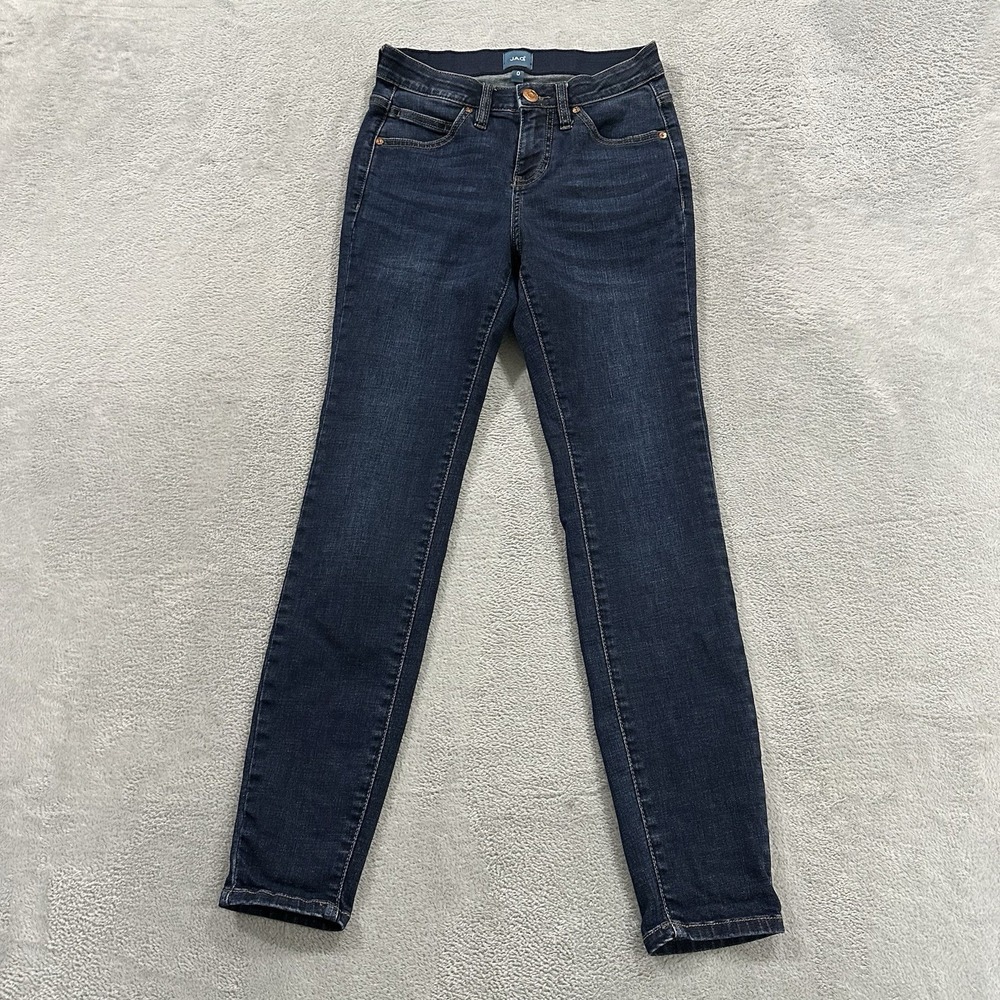 JAG Skinny Jeans Women 0 / 29 Blue Elastic Waist Ankle Denim Normcore Casual